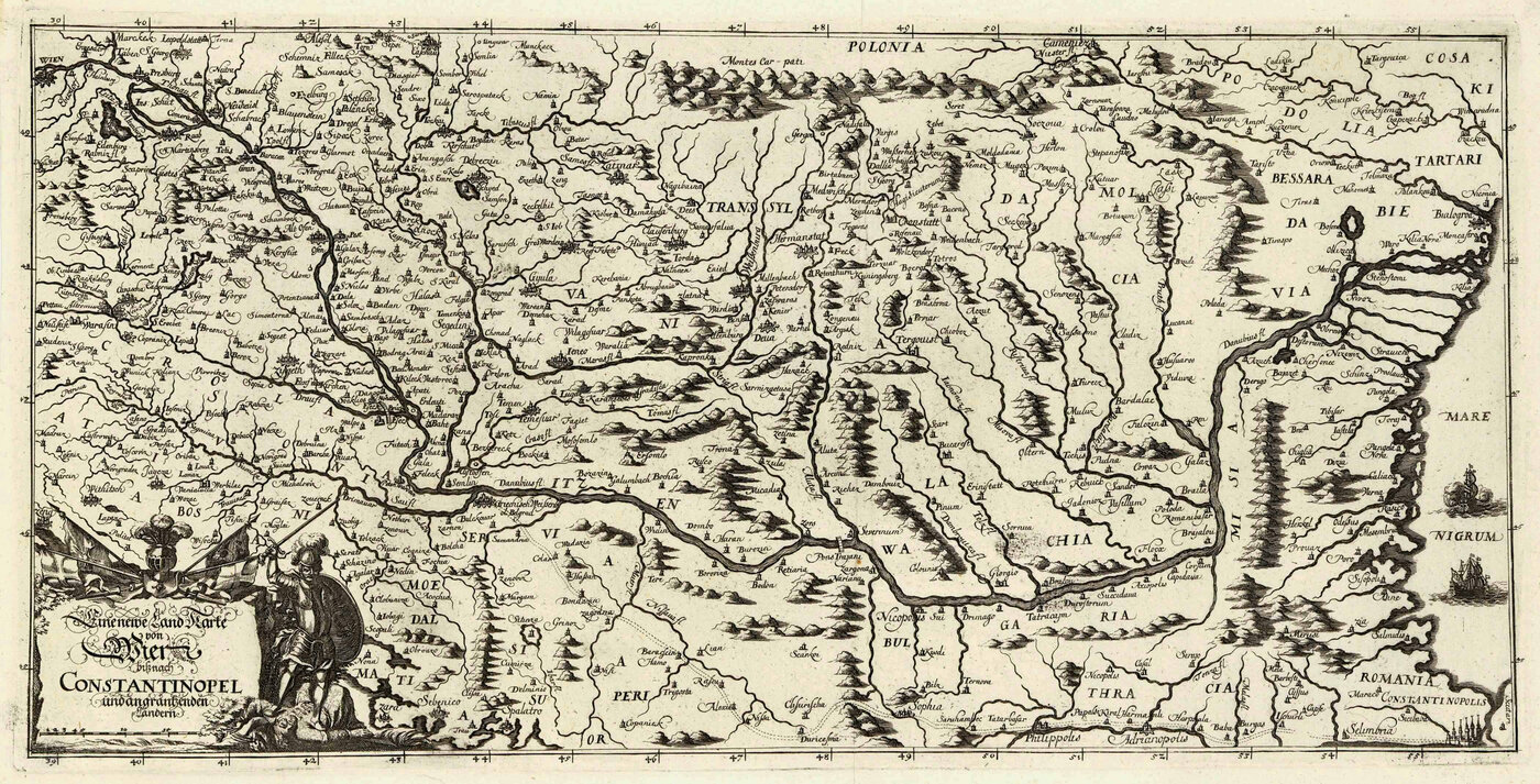 DONAU (Danube) - Südosteuropa (South East Europe):