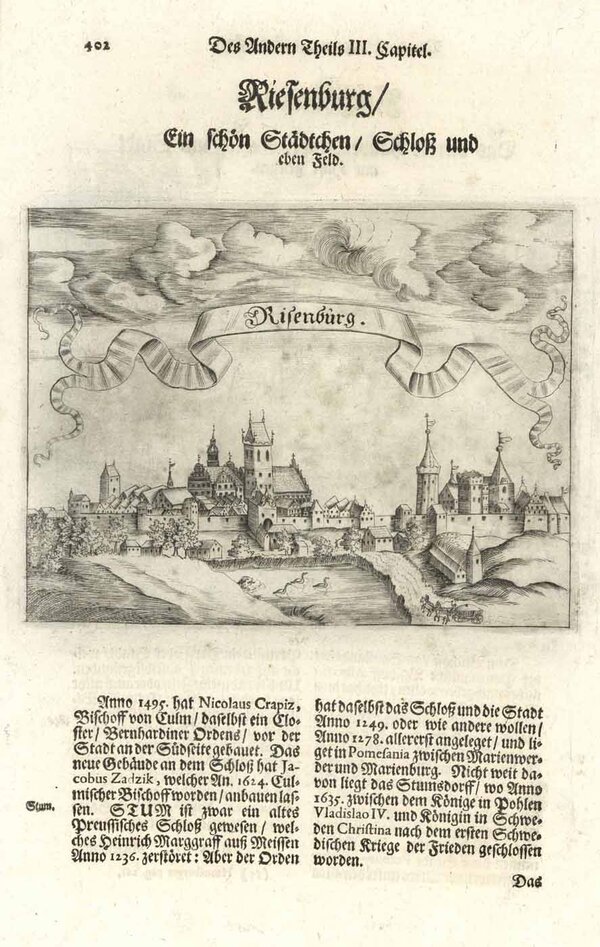 RIESENBURG (Prabuty) Polen (Polska / Poland):
