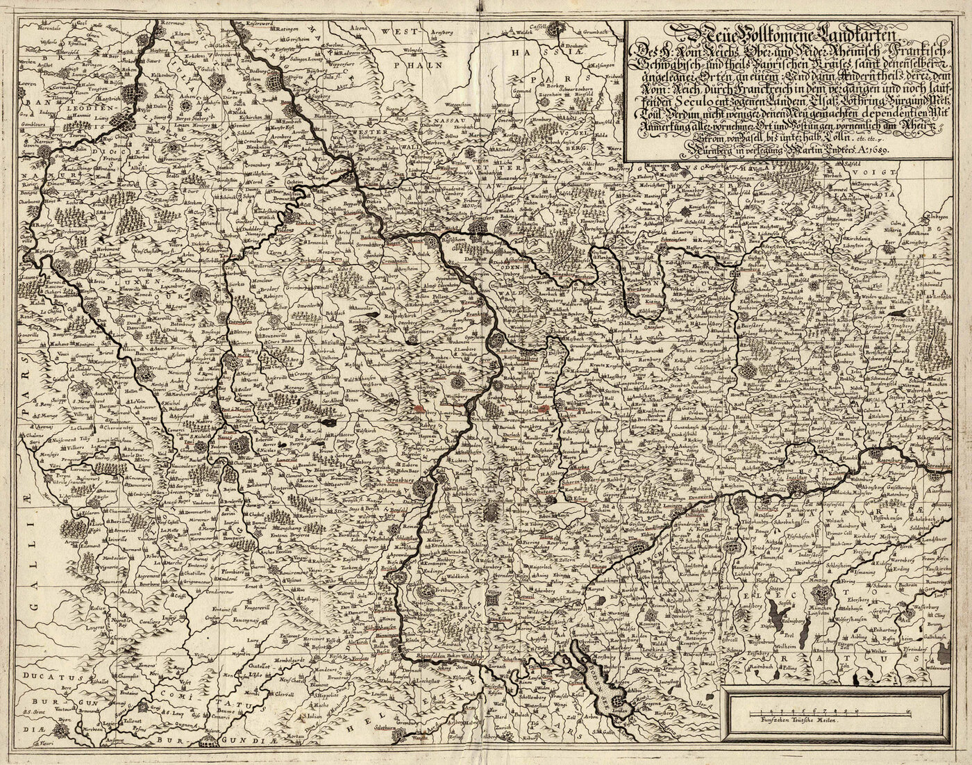 SÜDDEUTSCHLAND - FRANKREICH - LUXEMBURG:
