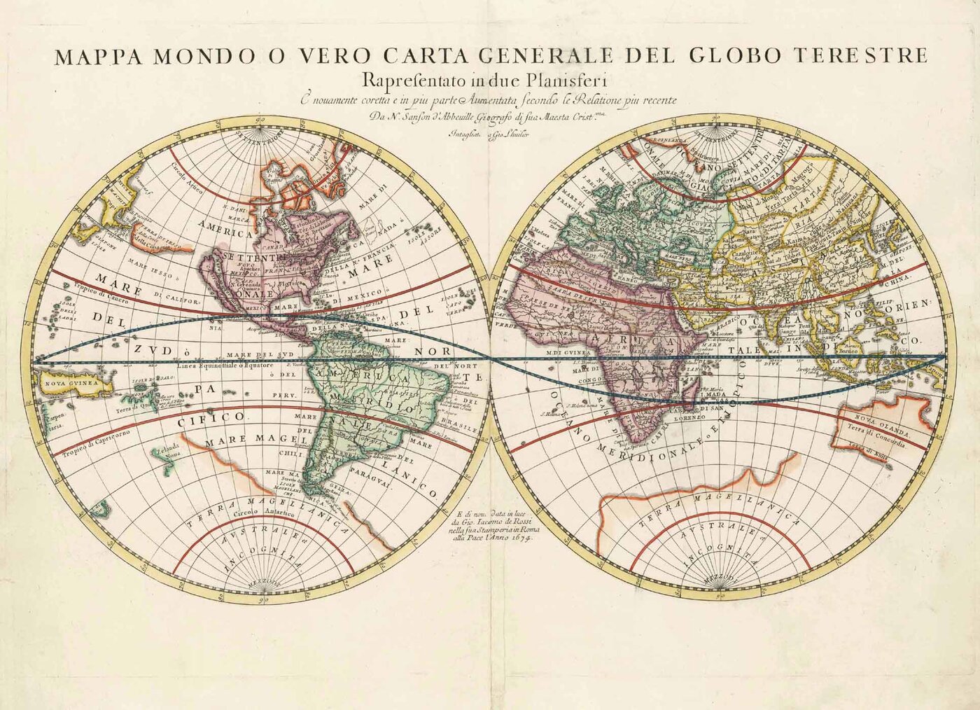 WELTKARTE (World Map):