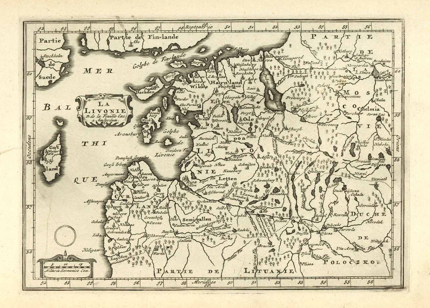 LIVLAND (Livonia / Livonija / Vidzeme / Liivimaa):