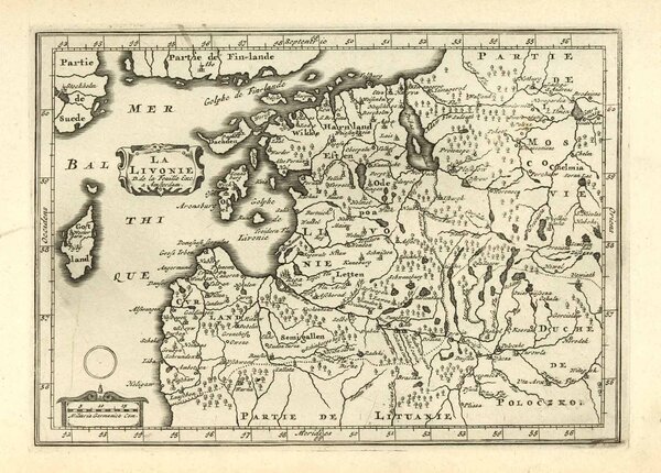 LIVLAND (Livonia / Livonija / Vidzeme / Liivimaa):