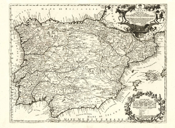 SPANIEN (España / Spain) - PORTUGAL / Iberische Halbinsel: