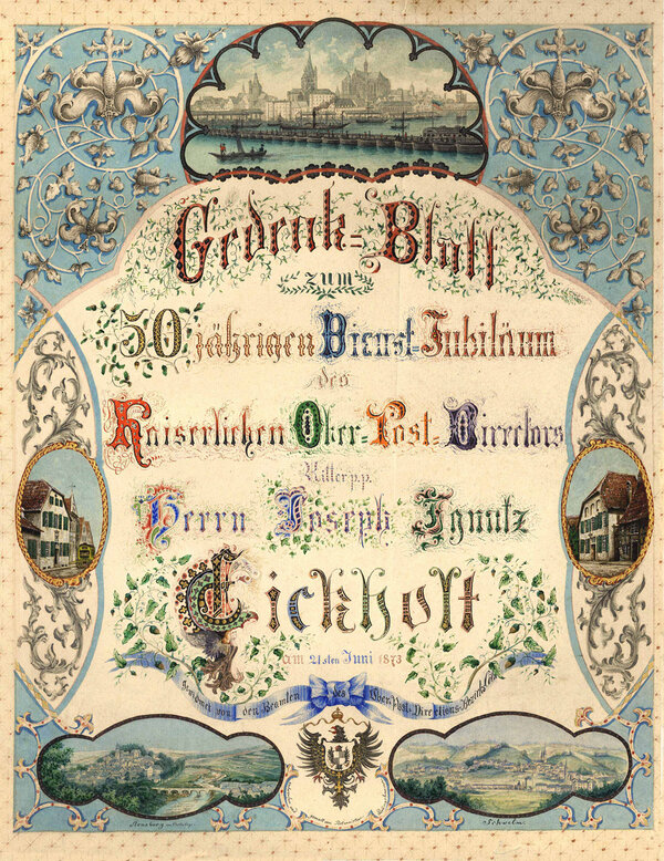 ARNSBERG - SCHWELM - KÖLN - GEDENKBLATT: