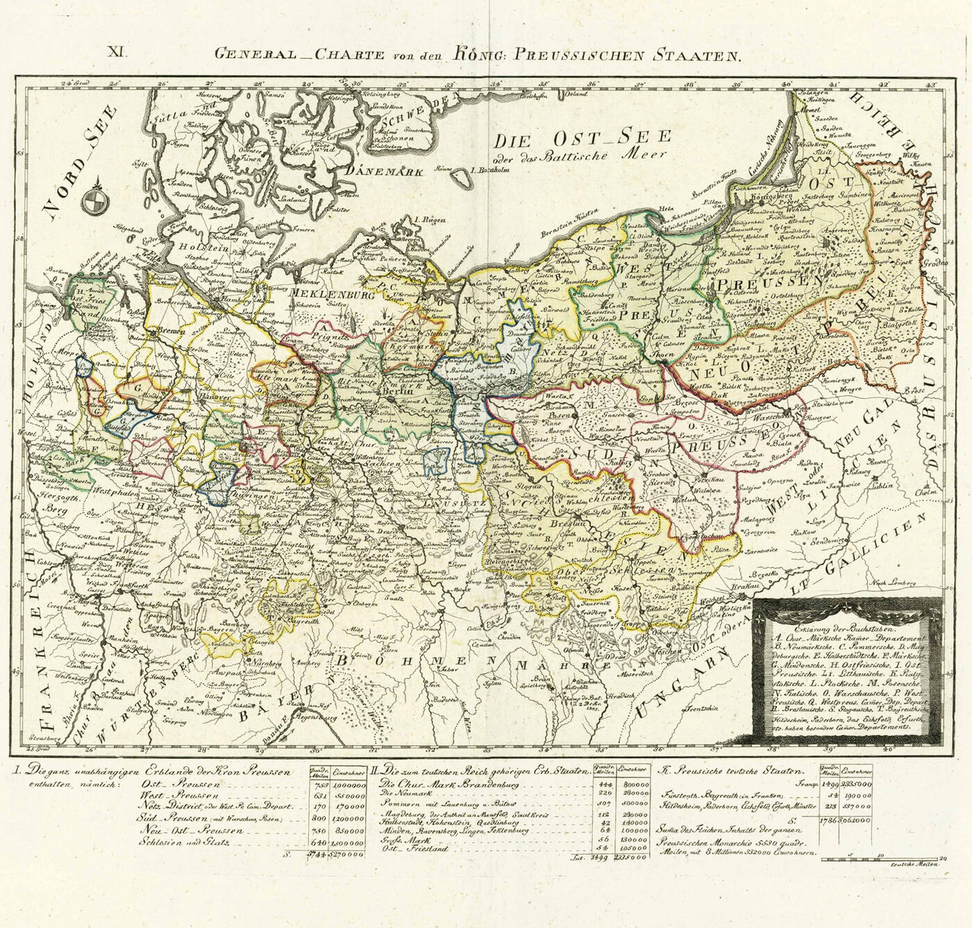 DEUTSCHLAND: Preussenkarte: