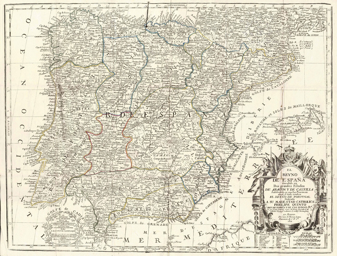 SPANIEN (España / Spain) - PORTUGAL / Iberische Halbinsel: