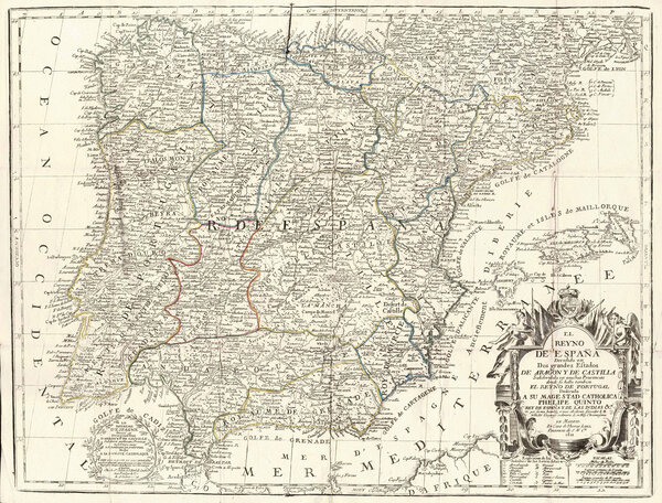 SPANIEN (España / Spain) - PORTUGAL / Iberische Halbinsel: