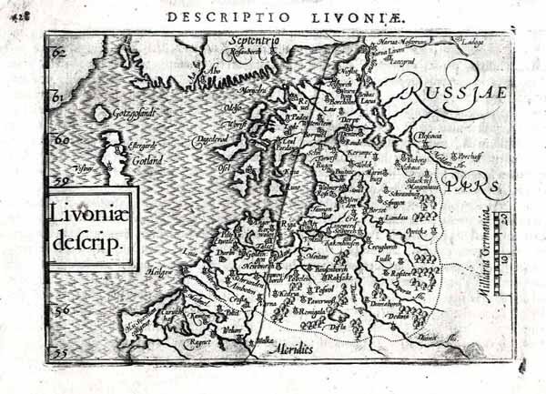 LIVLAND (Livonia / Livonija / Vidzeme / Liivimaa):