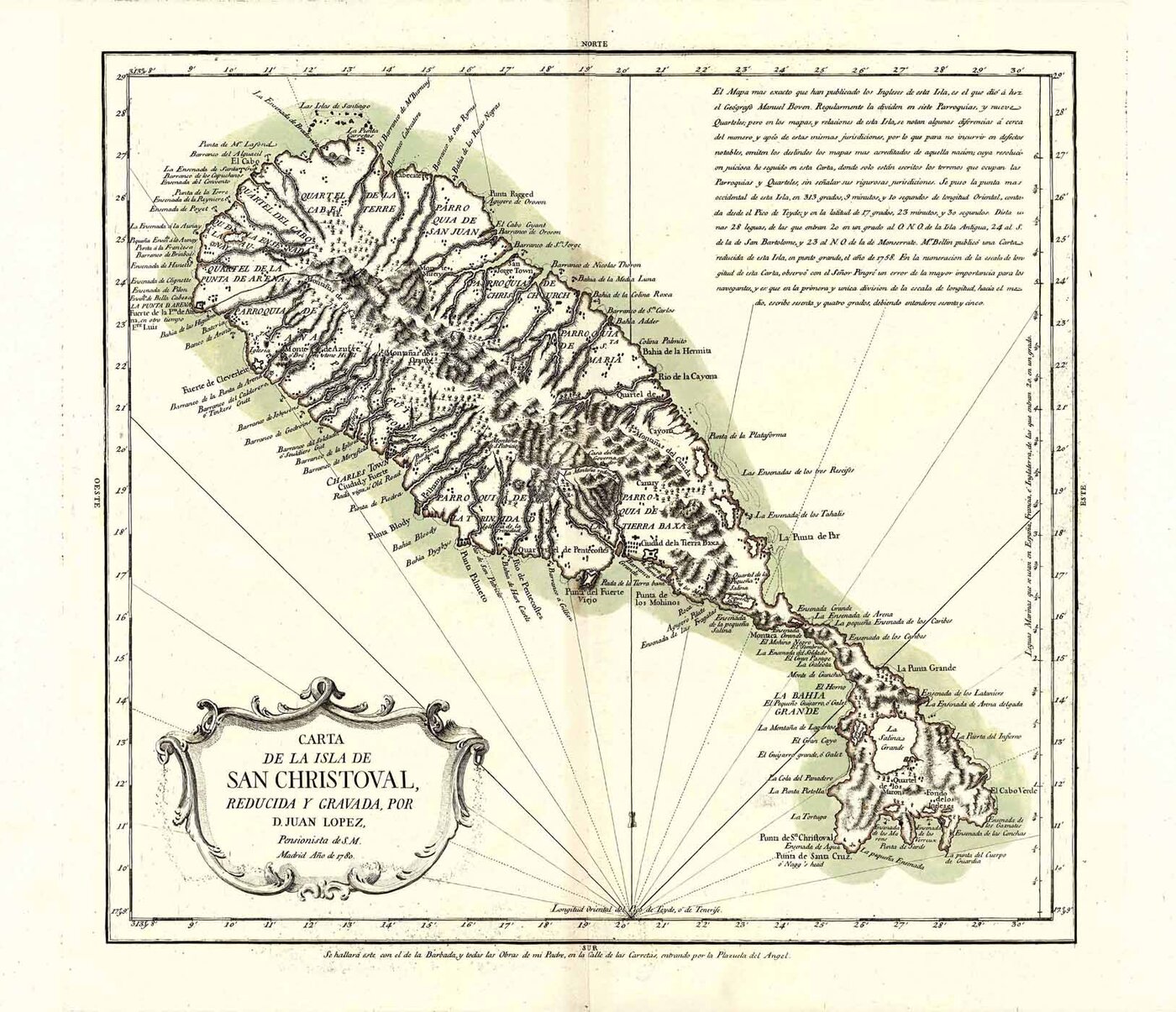 SAINT KITTS (Saint Christopher) / Karibik (Caribbean Sea):
