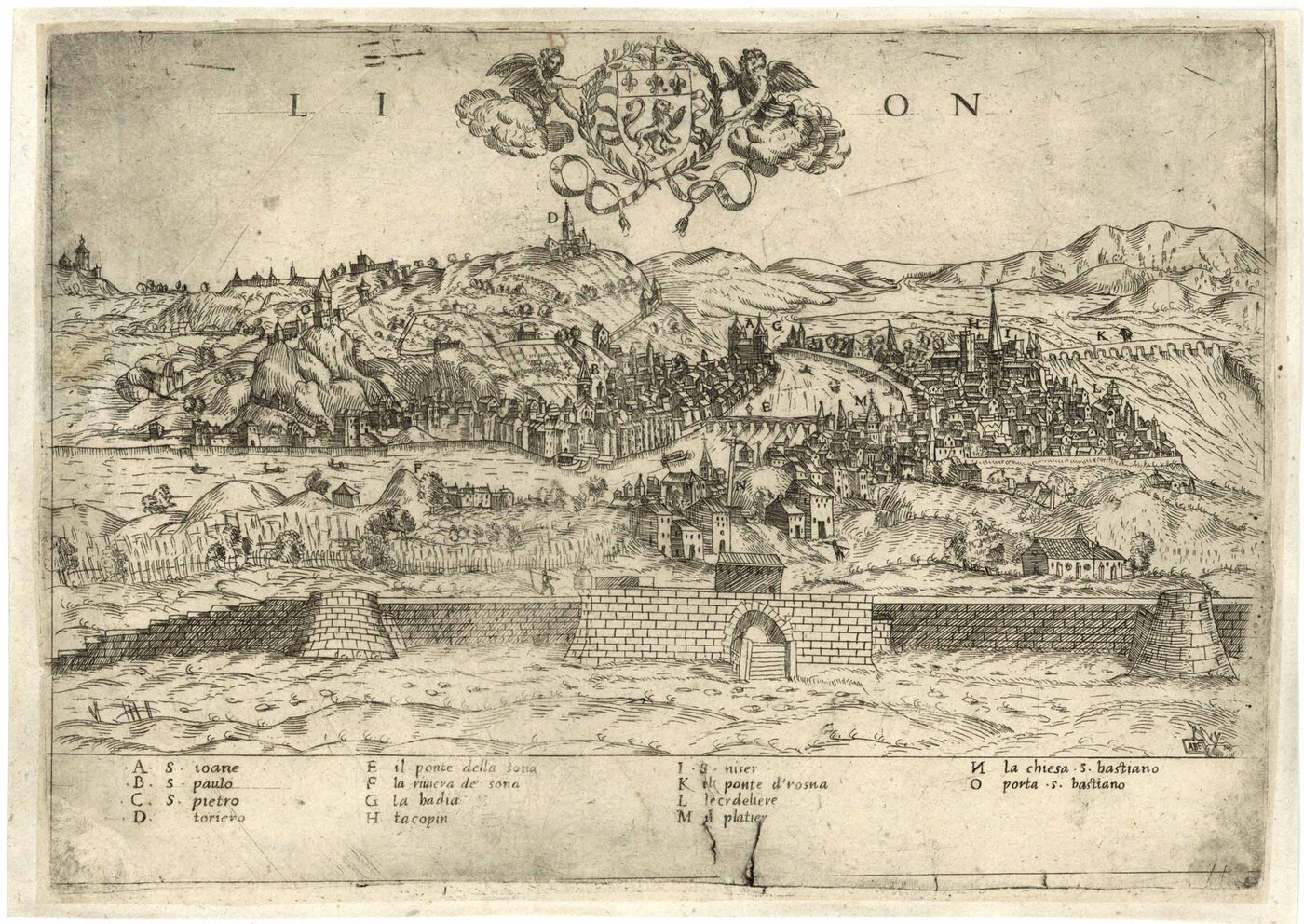 LYON an der Rhône / Rhône-Alpes (Frankreich / France):
