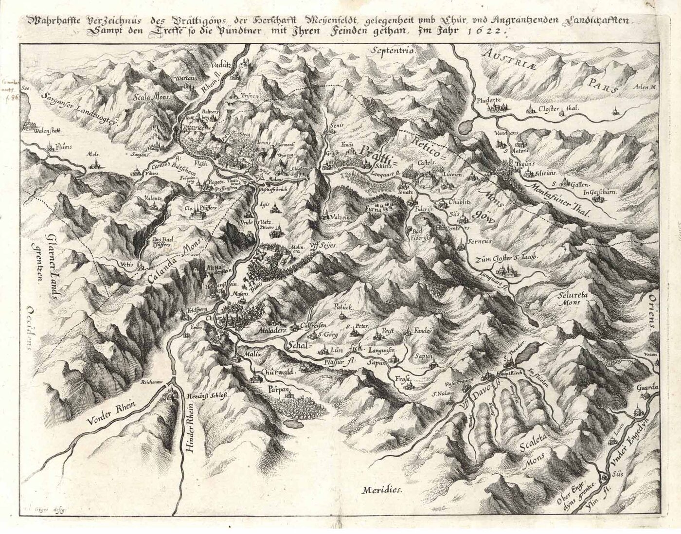 GRAUBÜNDEN (Bündnerland / Graubunden / Grisons / Grigioni ) / Kanton:
