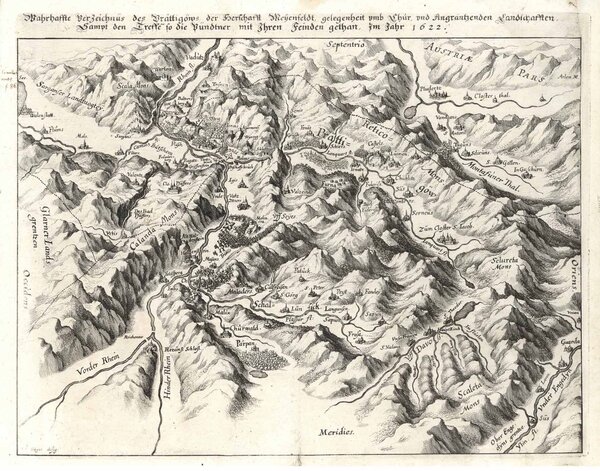GRAUBÜNDEN (Bündnerland / Graubunden / Grisons / Grigioni ) / Kanton: