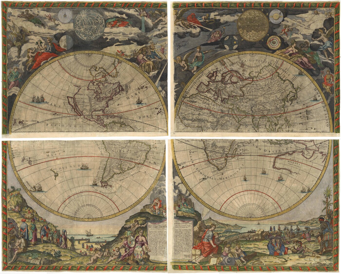 WELTKARTE (World Map):