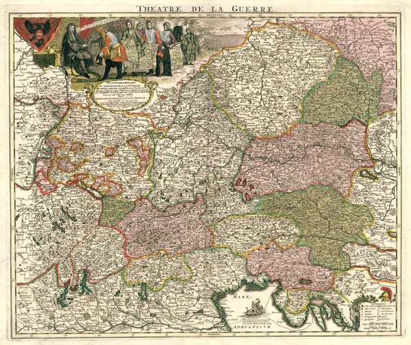 SÜDDEUTSCHLAND (South Germany) - ÖSTERREICH (Austria) - OBERITALIEN (Northern Italy):
