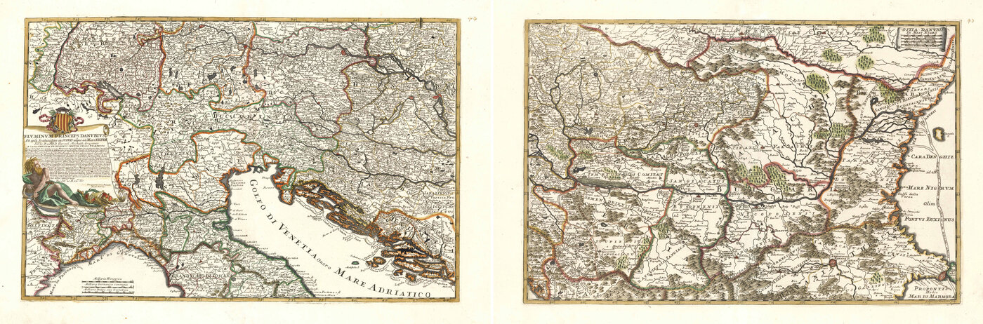 DONAU (Danube) - Südosteuropa (South East Europe):