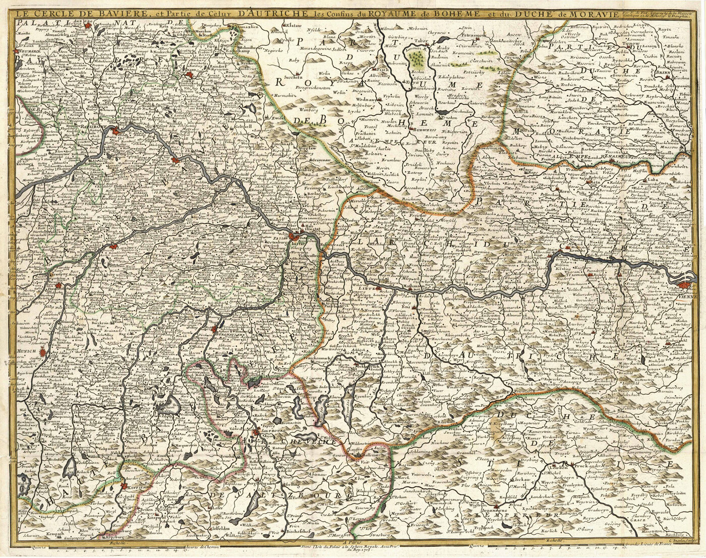 BAYERN - BÖHMEN - MÄHREN - ÖSTERREICH:
