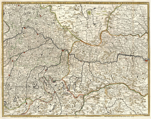 BAYERN - BÖHMEN - MÄHREN - ÖSTERREICH: