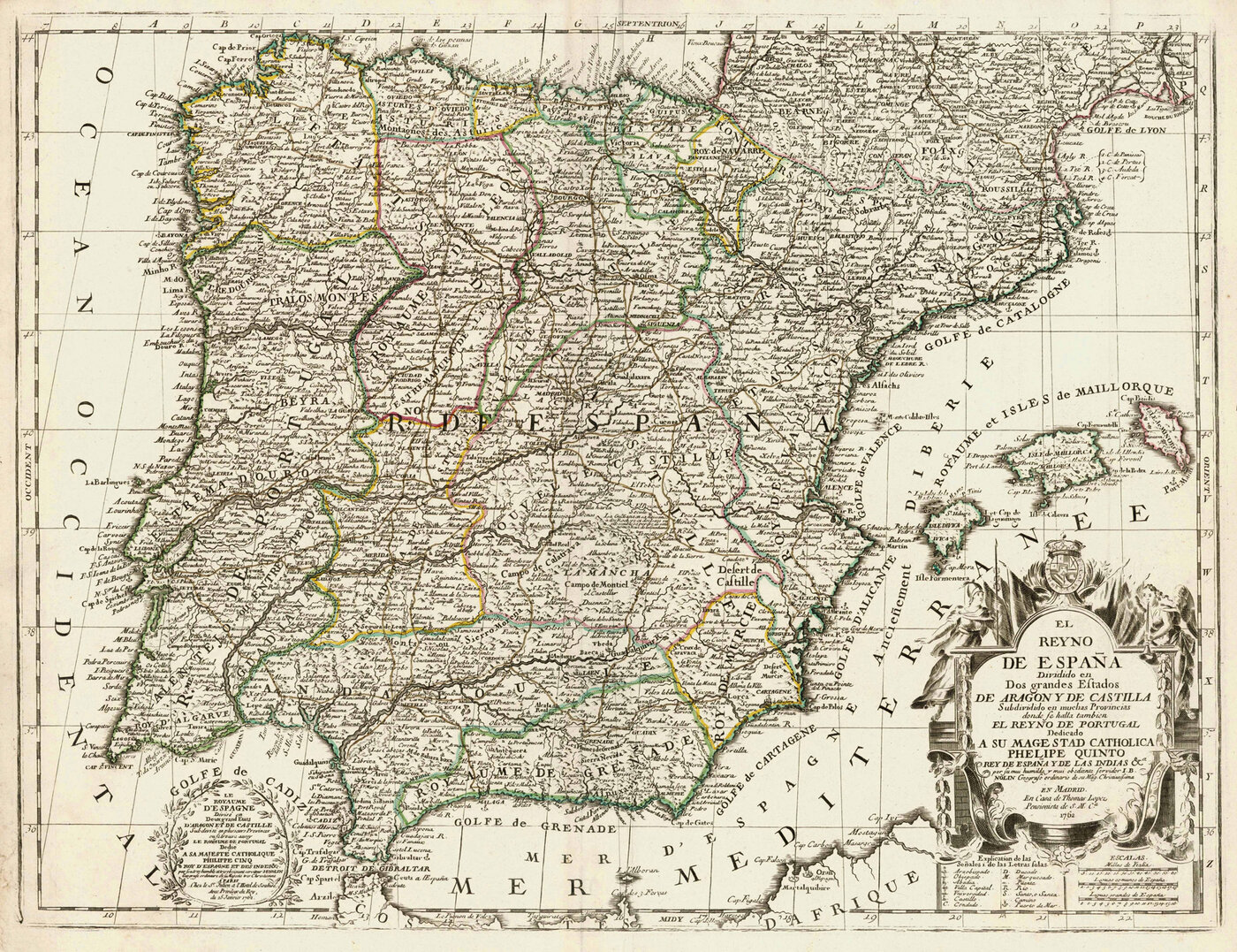 SPANIEN (España / Spain) - PORTUGAL / Iberische Halbinsel: