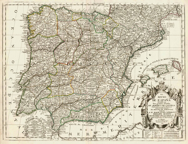 SPANIEN (España / Spain) - PORTUGAL / Iberische Halbinsel:
