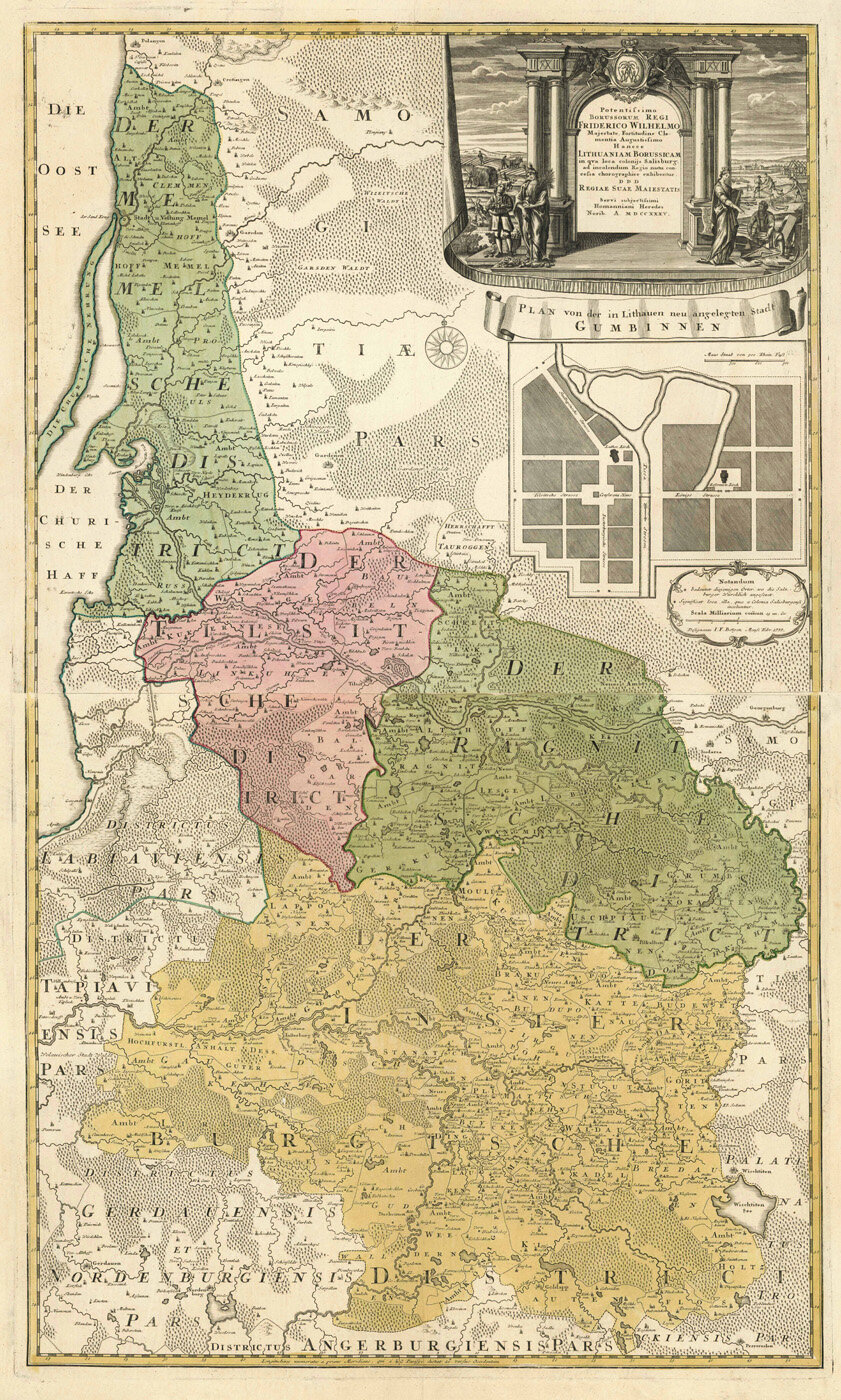 OSTPREUSSEN (Prusach Wschodnich) / Litauen (Lietuva /  Lithuania):