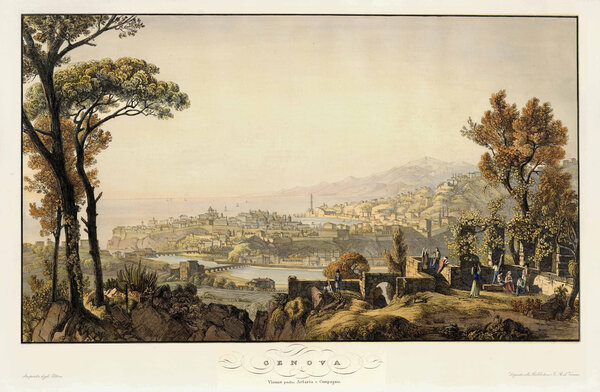 GENUA (Genova) / Golf von / Ligurien (Liguria) Italien (Italia / Italy):
