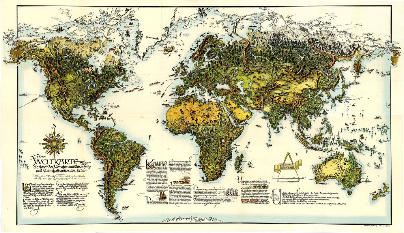 WELTKARTE (World Map):