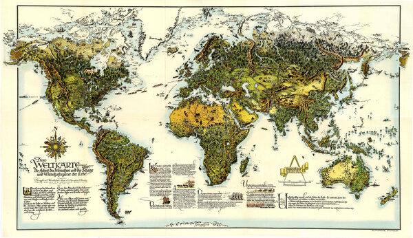 WELTKARTE (World Map):