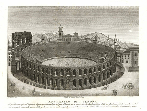 VERONA a.d. Etsch (Adige) / Venetien (Veneto):