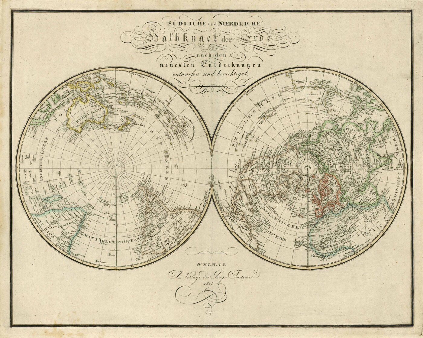 WELTKARTE (World Map): Polkarte: