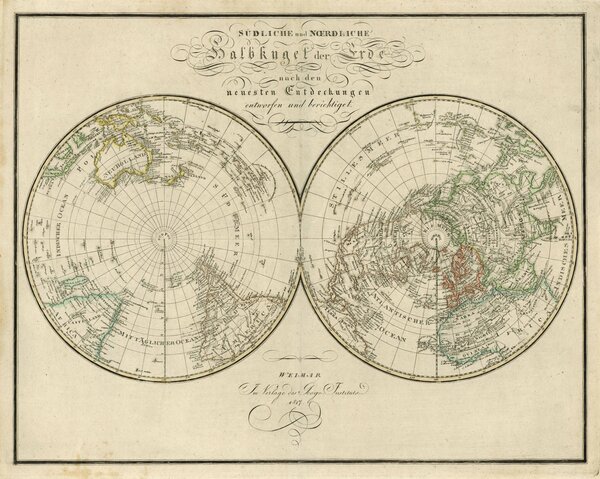 WELTKARTE (World Map): Polkarte: