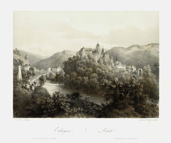 ELBOGEN (Loket) / Böhmen (Bohemia) Tschechien (Czech Republic):