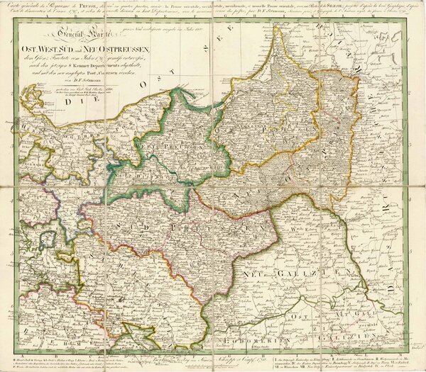 OST- u. WESTPREUSSEN (Prusach Wschodnich i Prusach Zachodnych) Polen (Poland / Polska):